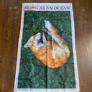 Being As An Ocean Wall Flag Autographed